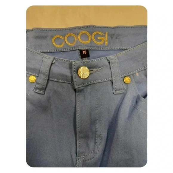 Coogie Blue  Embroidered High Waisted Skinny Jeans Size 11/12 - Picture 10 of 13